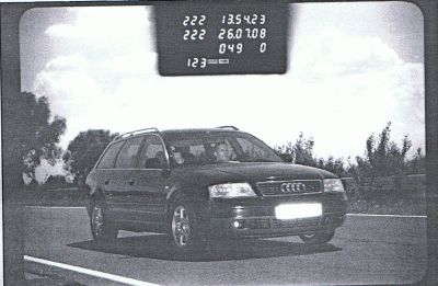 blitzerfoto Audi A6 Avant